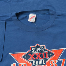 Vintage 1987 Denver Broncos T-Shirt Large 