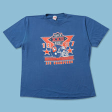 Vintage 1987 Denver Broncos T-Shirt Large 