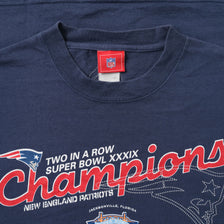 Vintage 2005 New England Patriots T-Shirt Large 