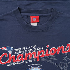 Vintage 2005 New England Patriots T-Shirt Large