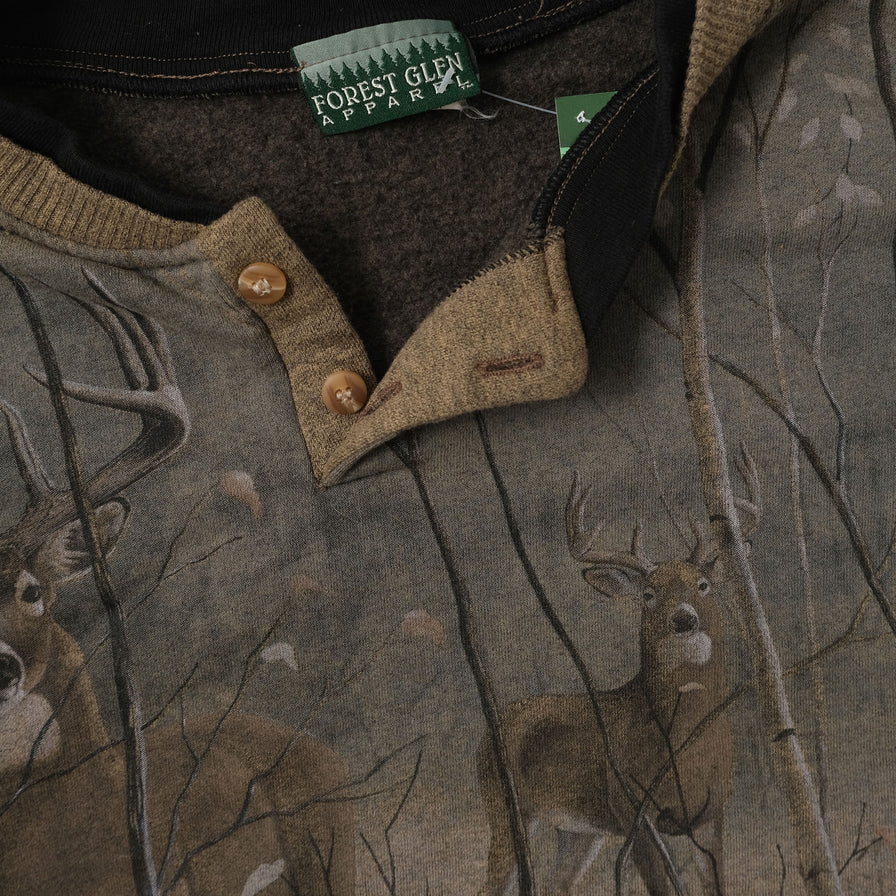 Vintage Deer Sweater XLarge 