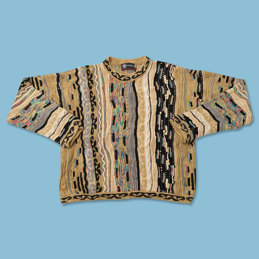 Vintage Tundra Knit Sweater Medium 