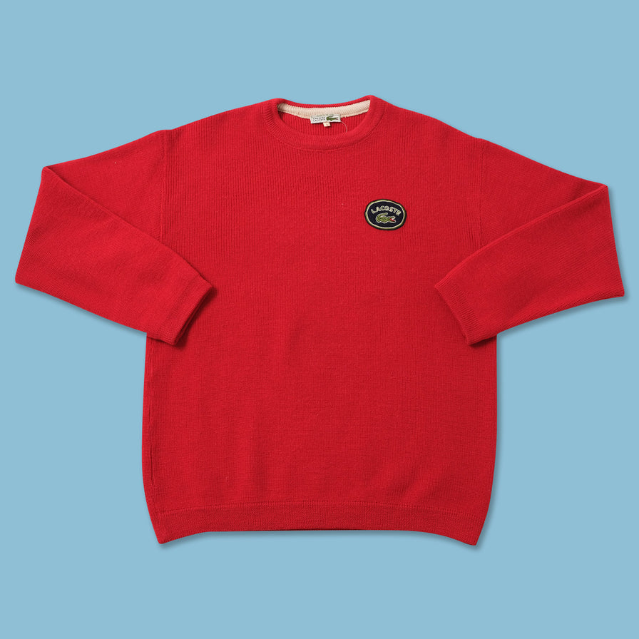 Vintage Lacoste Knit Sweater Medium 