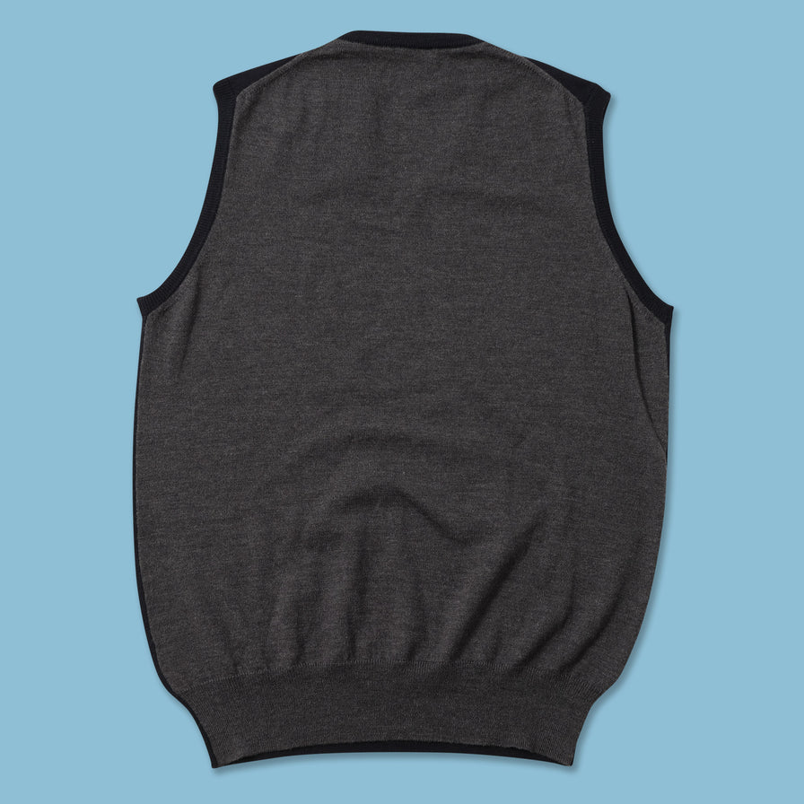 Vintage Fred Perry Knit Vest Large 