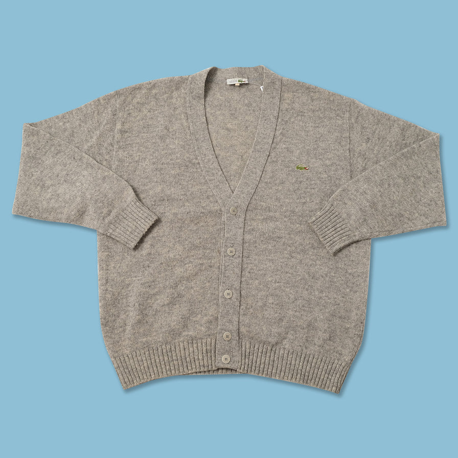Vintage Lacoste Knit Cardigan Large 
