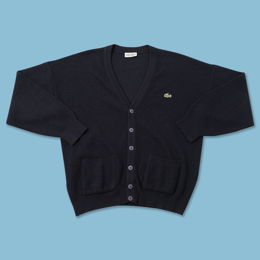 VIntage Lacoste Knit Cardigan Large 