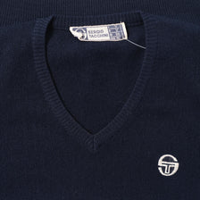 Vintage Sergio Tacchini Knit Vest Medium 