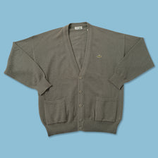 Vintage Lacoste Knit Cardigan Large 