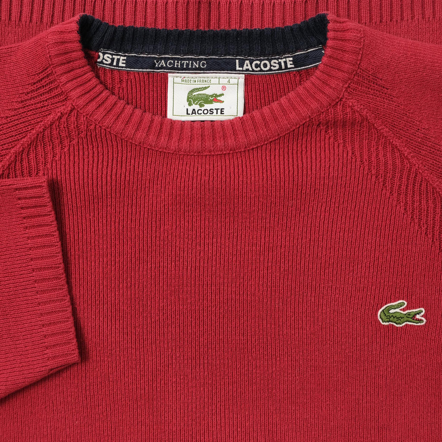 Vintage Lacoste Knit Sweater Large 