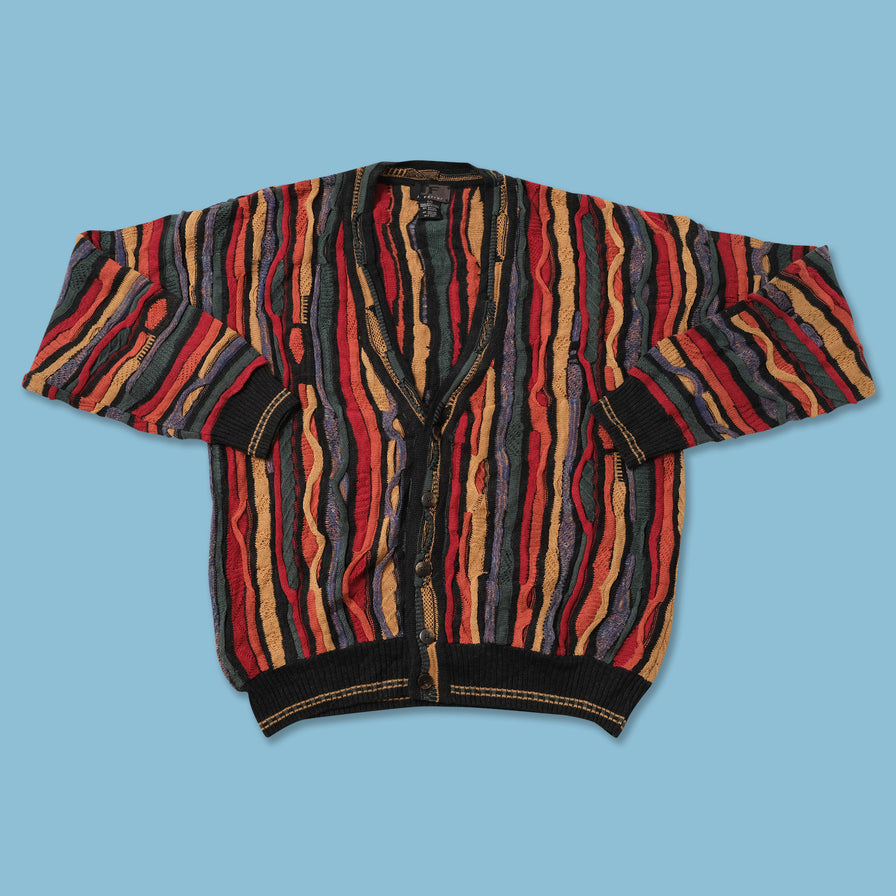 Vintage Coogi Style Cardigan XLarge 