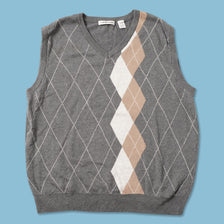 Argyle Knit Vest XLarge 