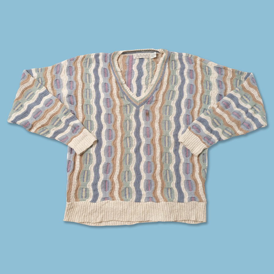 Vintage Crossings Knit Sweater Large 