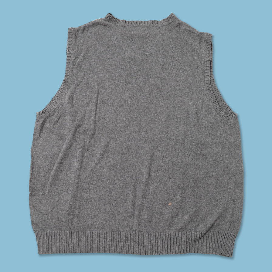 Argyle Knit Vest Medium 