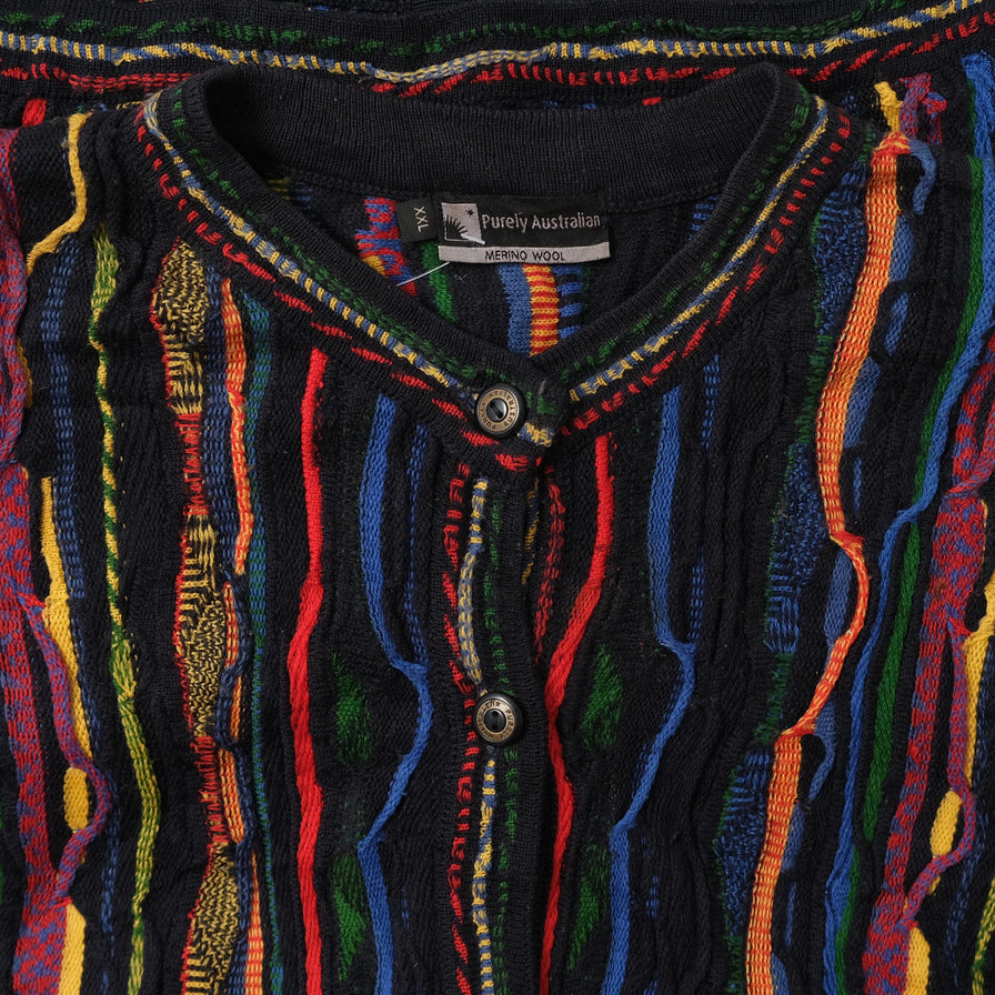 Vintage Coogi Style Cardigan XXL 