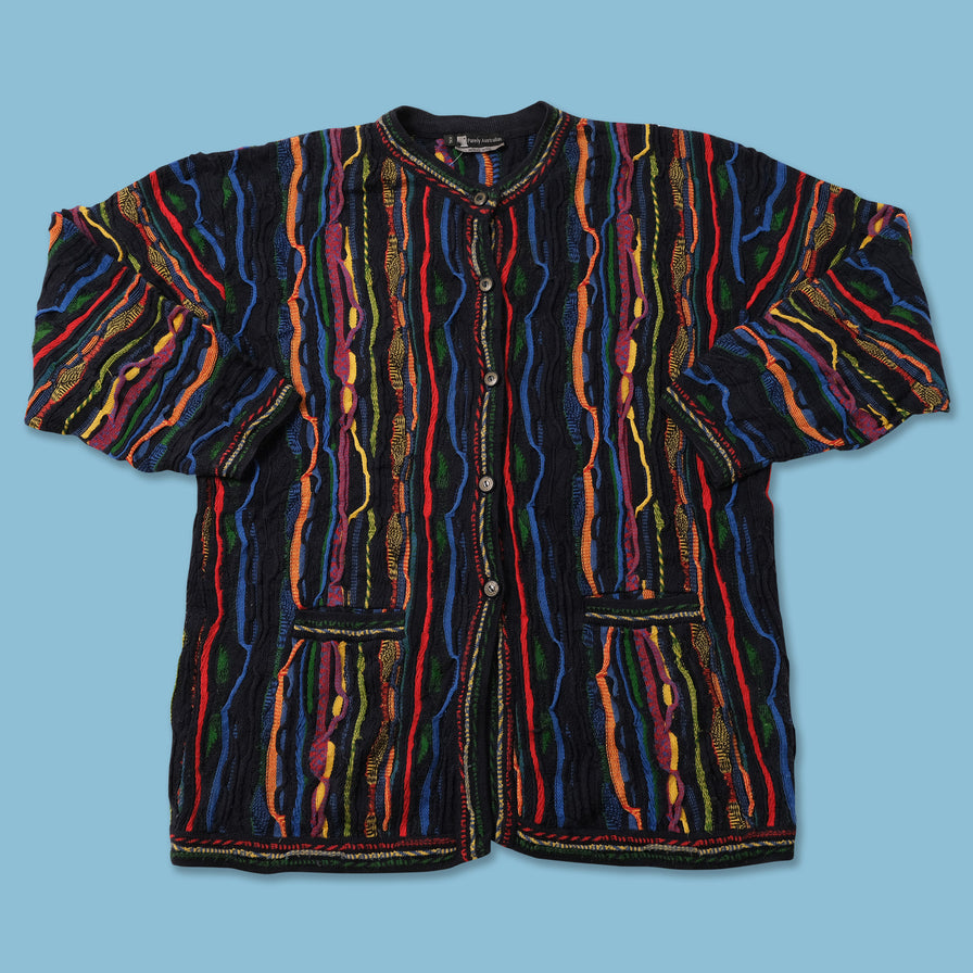 Vintage Coogi Style Cardigan XXL 