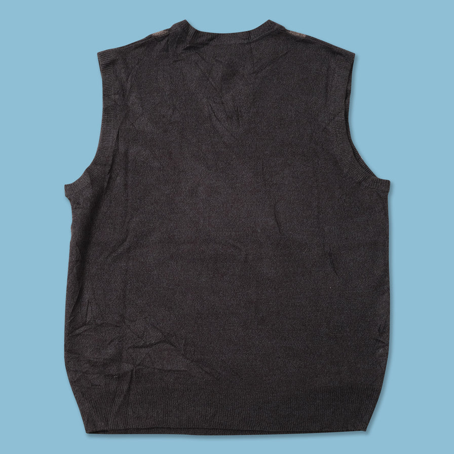 Argyle Knit Vest Medium 