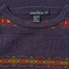 Vintage Nautica Knit Sweater Large 