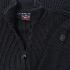 Vintage Paul Shark Merino Wool Knit Jacket XLarge