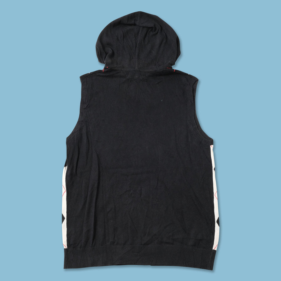 Argyle Knit Vest Large 