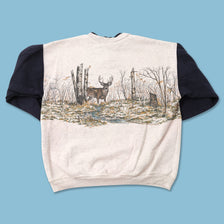 Vintage Deer Sweater Medium 