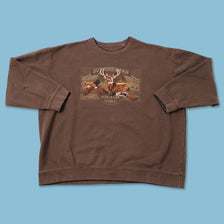 Vintage Deer Sweater XLarge 