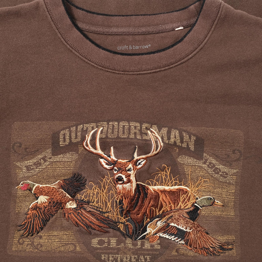 Vintage Deer Sweater XLarge 