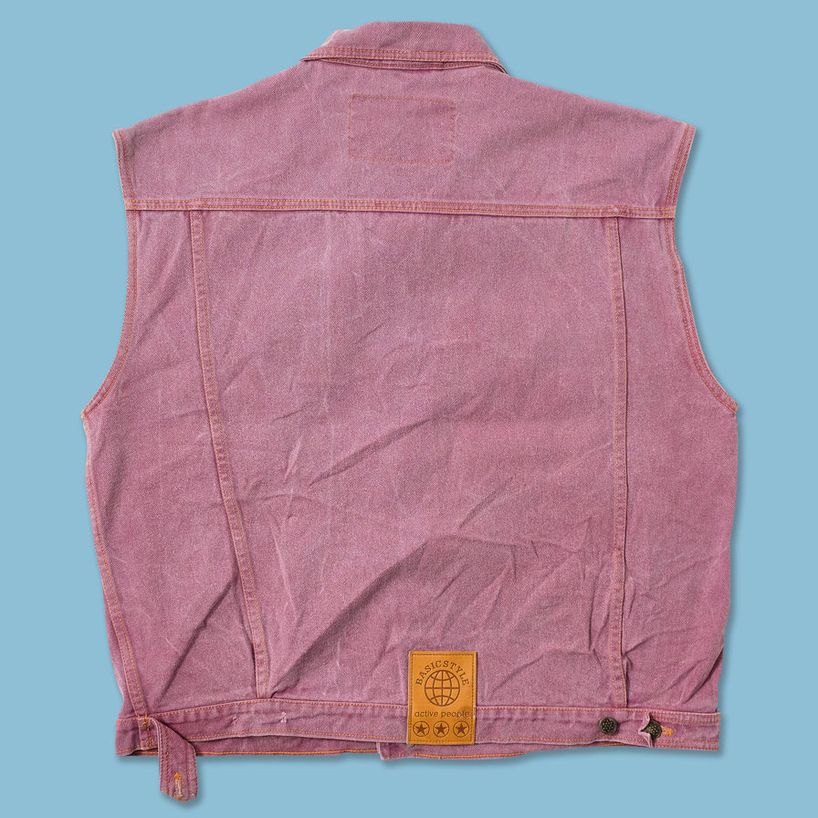 Vintage Denim Vest XLarge 