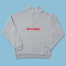 Vintage Sharp Q-Zip Sweater Large 