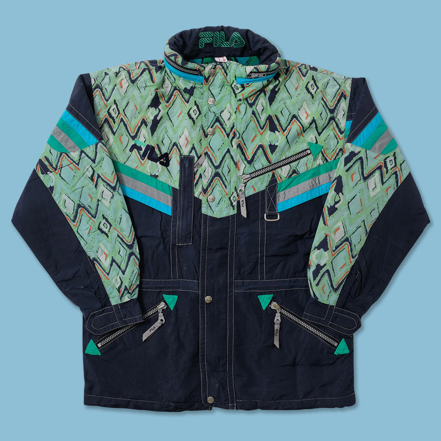 Vintage Fila Fleece Lined Ski Jacket Large 