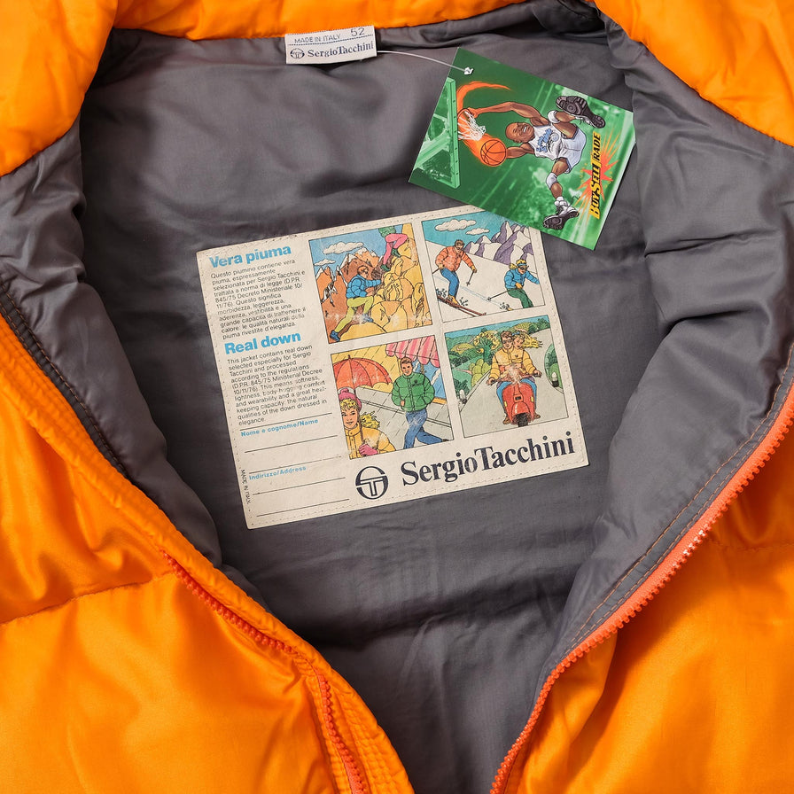 Vintage Sergio Tacchini Puffer Jacket Large 