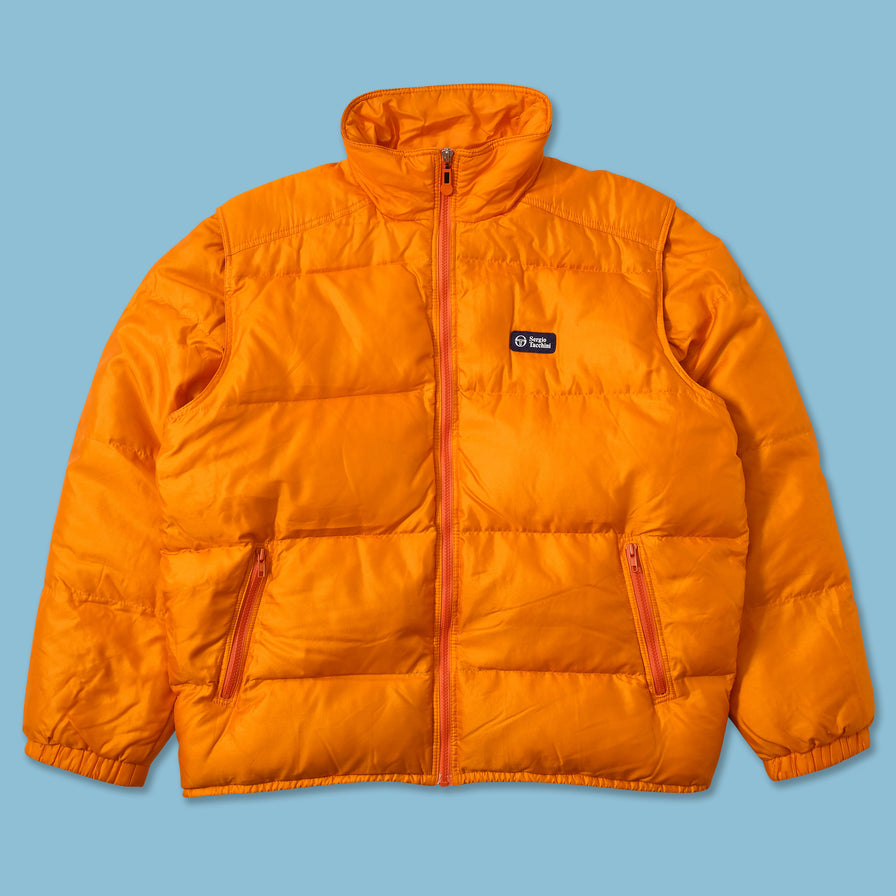 Cropped Tennessee Orange Puffer Vest