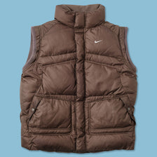 Women's Vintage Nike Puffer Vest Medium 