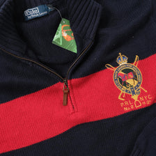 Vintage Polo Ralph Lauren Q-Zip Knit Sweater XXLarge 