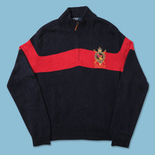 Vintage Polo Ralph Lauren Q-Zip Knit Sweater XXLarge 