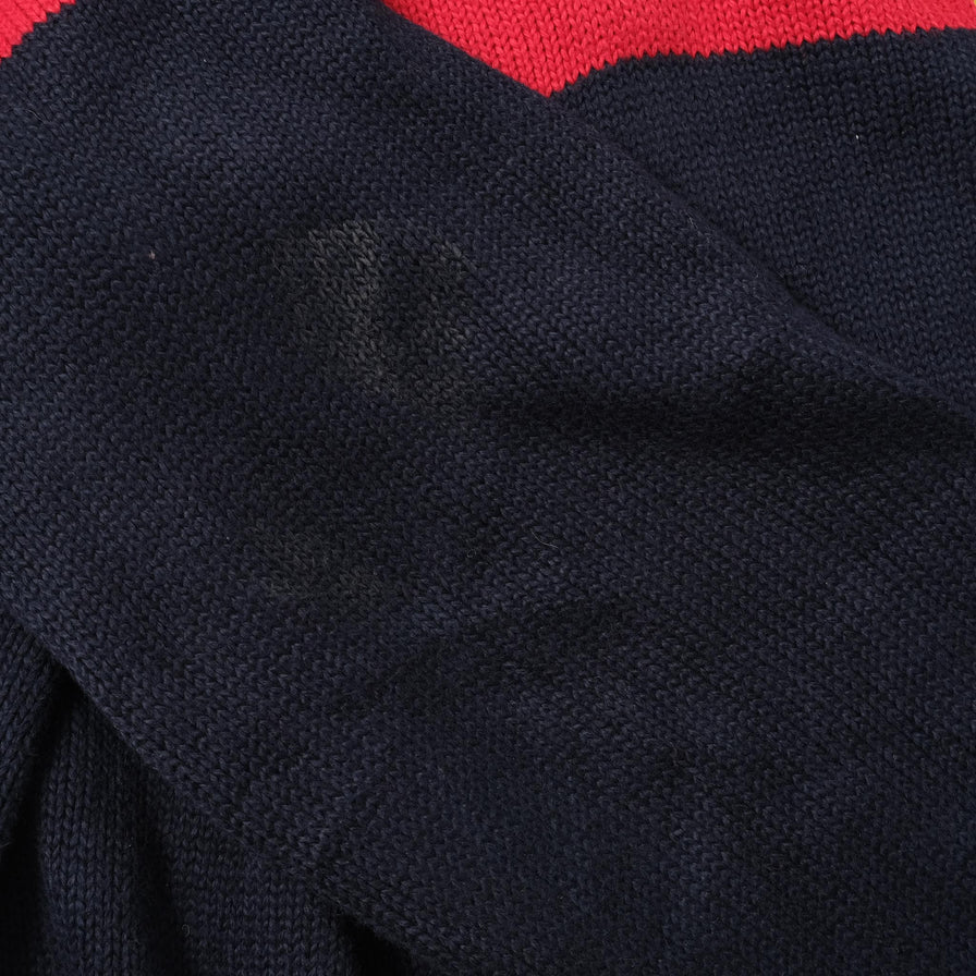 Vintage Polo Ralph Lauren Q-Zip Knit Sweater XXLarge 