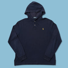 Vintage Polo Ralph Lauren Hooded Longsleeve Large 