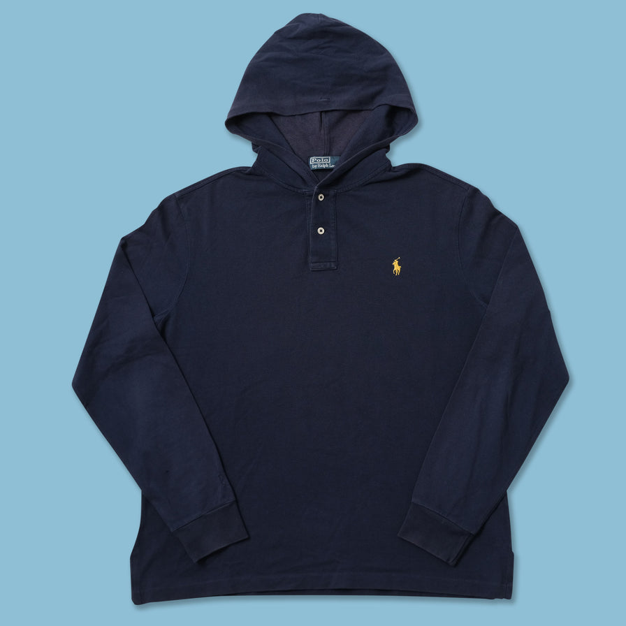 Vintage Polo Ralph Lauren Hooded Longsleeve Large 