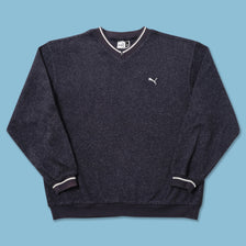 Vintage Puma Fleece Sweater Medium 