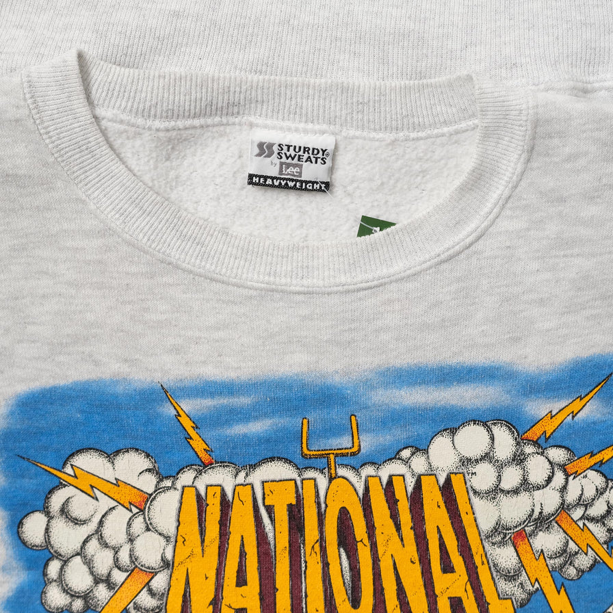 Vintage 1991 National Defense Sweater Large 