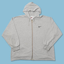 Vintage Nike Hooded Sweater Jacket XXLarge 
