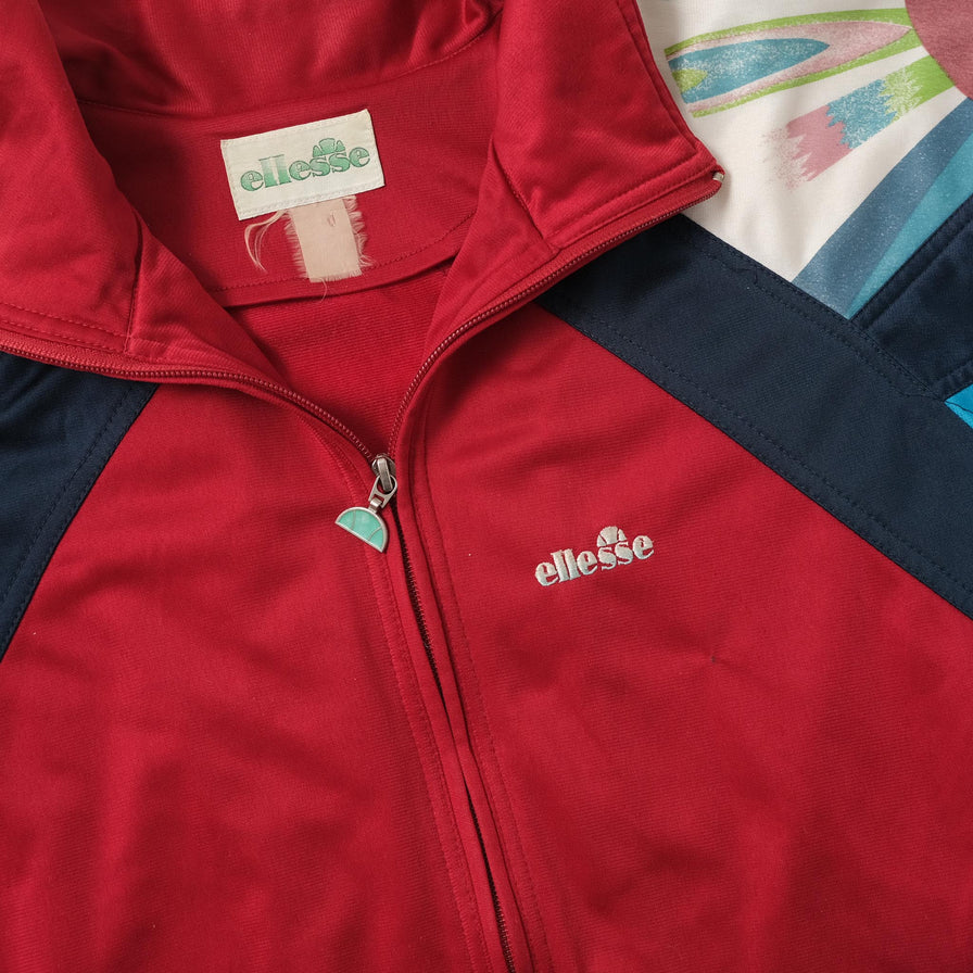 Vintage Ellesse Track Jacket Large 