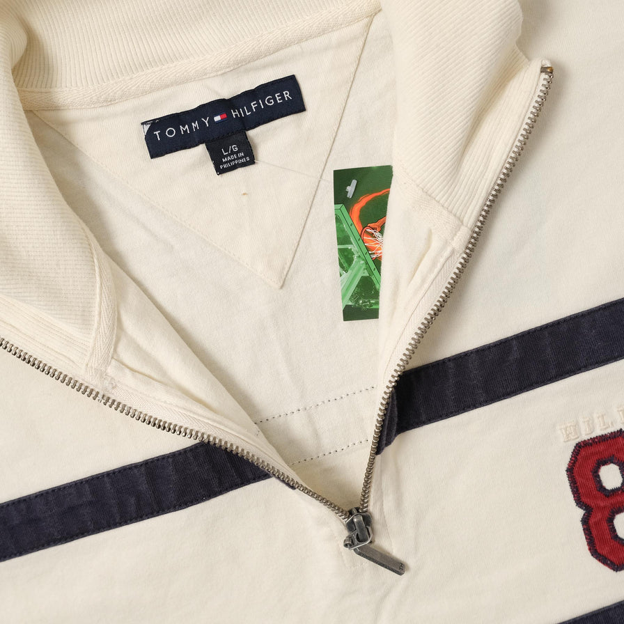 Vintage Hilfiger Q-Zip Sweater Large 