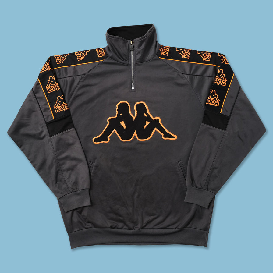 Vintage Kappa Q-Zip Sweater Large 