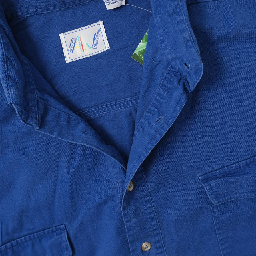 Vintage Cotton Long Sleeve Shirt Large 