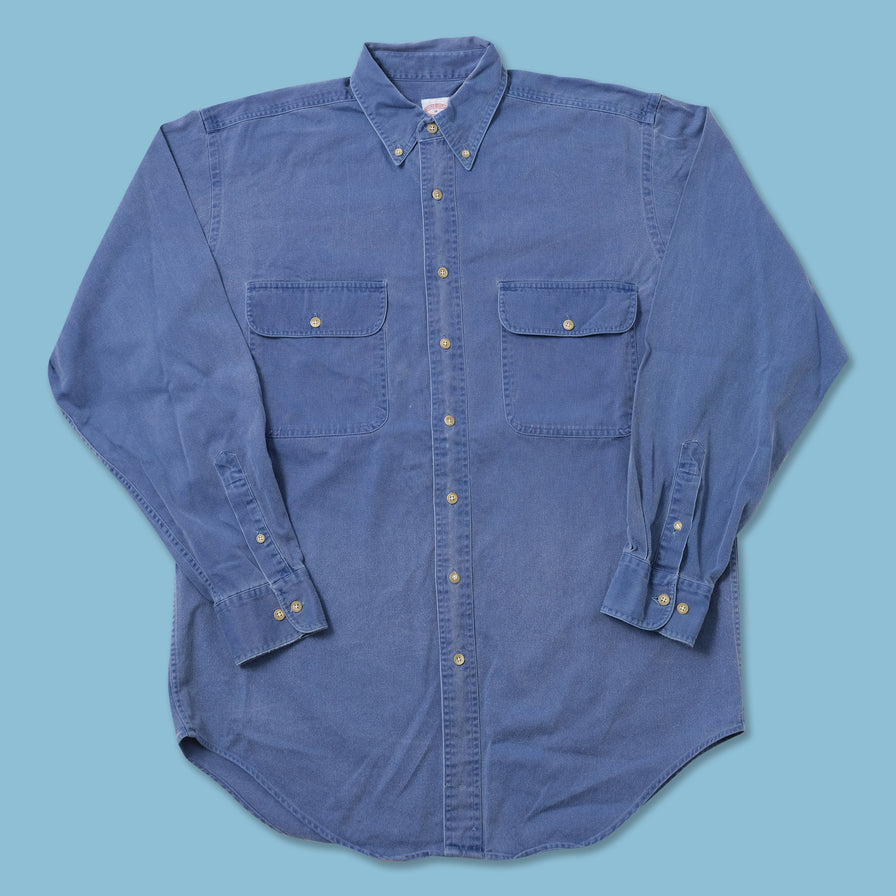 Vintage Cotton Long Sleeve Shirt Medium 