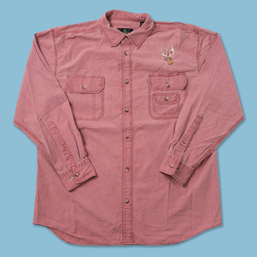 Vintage Cotton Long Sleeve Shirt Large 