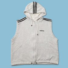 Vintage adidas Hooded Vest XLarge 