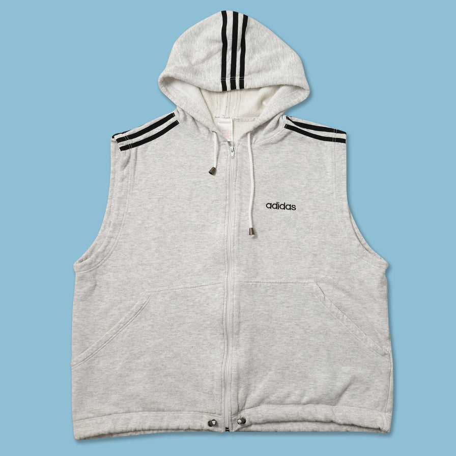 Vintage adidas Hooded Vest XLarge 