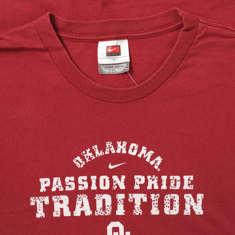 Vintage Nike Oklahoma Sooners T-Shirt Large 