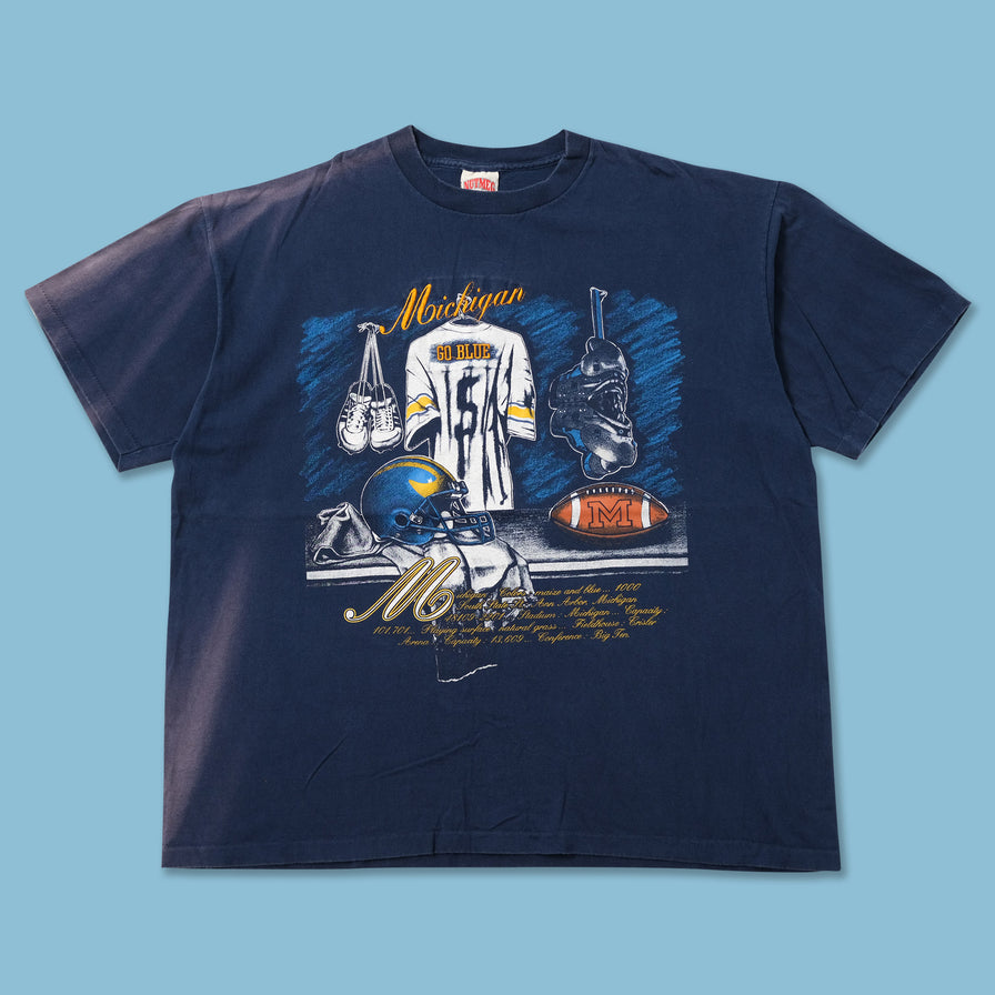 Vintage Michigan Football T-Shirt XLarge 